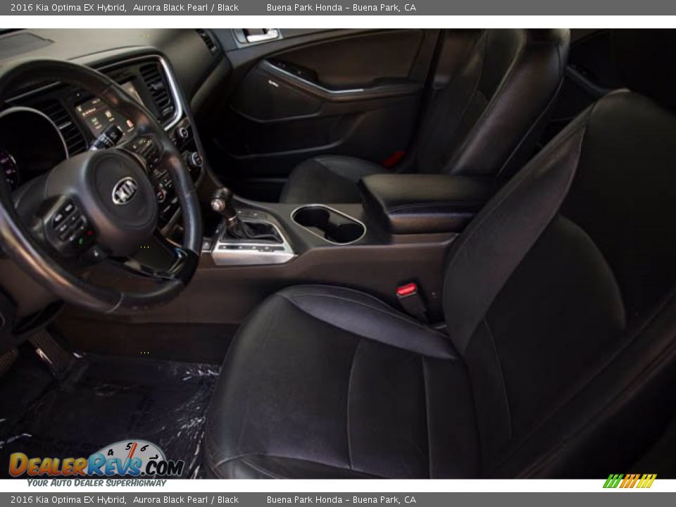 Front Seat of 2016 Kia Optima EX Hybrid Photo #3