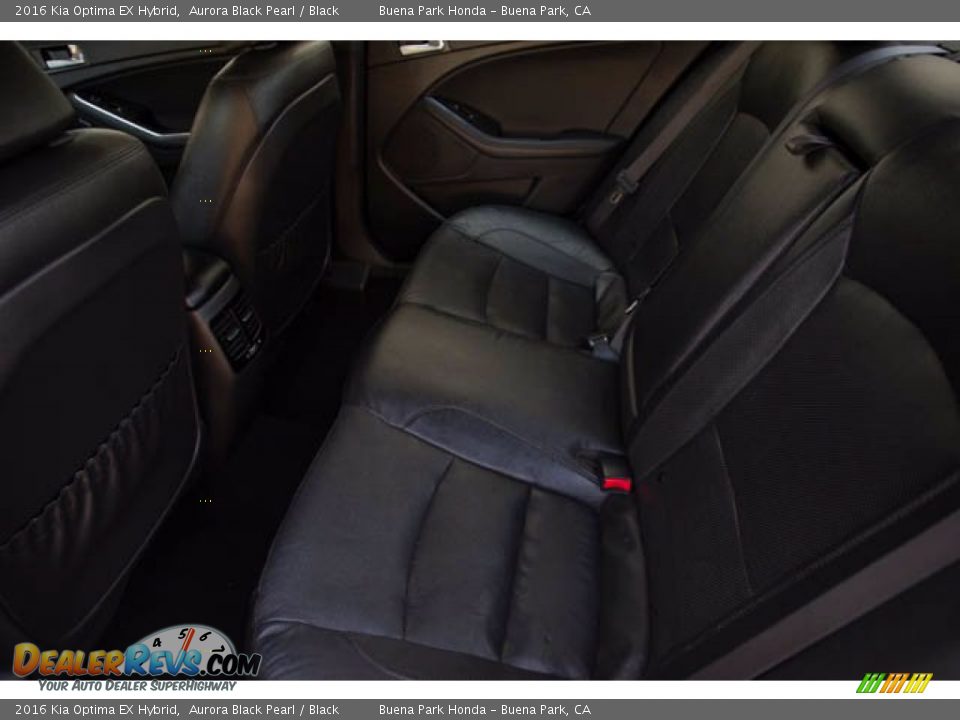 Rear Seat of 2016 Kia Optima EX Hybrid Photo #4