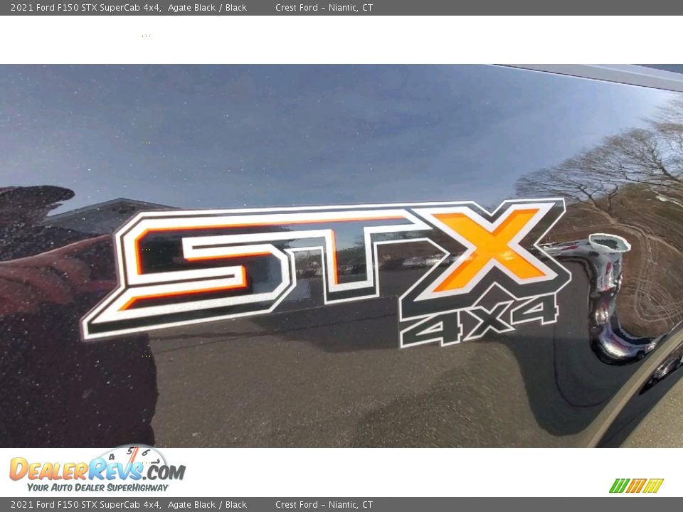 2021 Ford F150 STX SuperCab 4x4 Agate Black / Black Photo #9