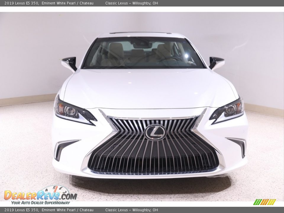 2019 Lexus ES 350 Eminent White Pearl / Chateau Photo #2