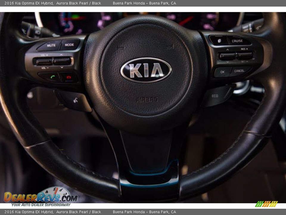 2016 Kia Optima EX Hybrid Steering Wheel Photo #13