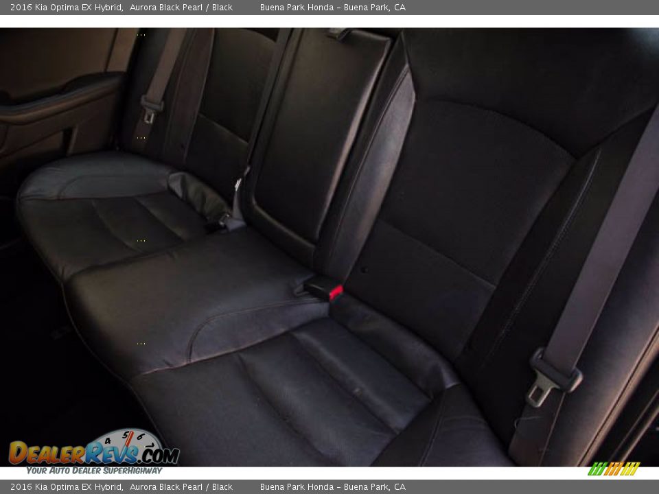 Rear Seat of 2016 Kia Optima EX Hybrid Photo #19