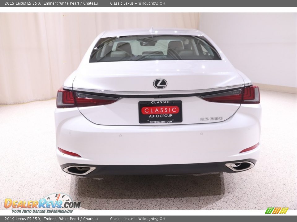 2019 Lexus ES 350 Eminent White Pearl / Chateau Photo #23