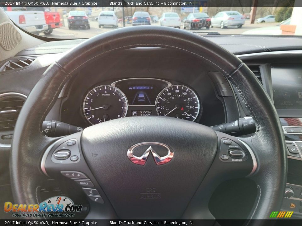 2017 Infiniti QX60 AWD Steering Wheel Photo #13