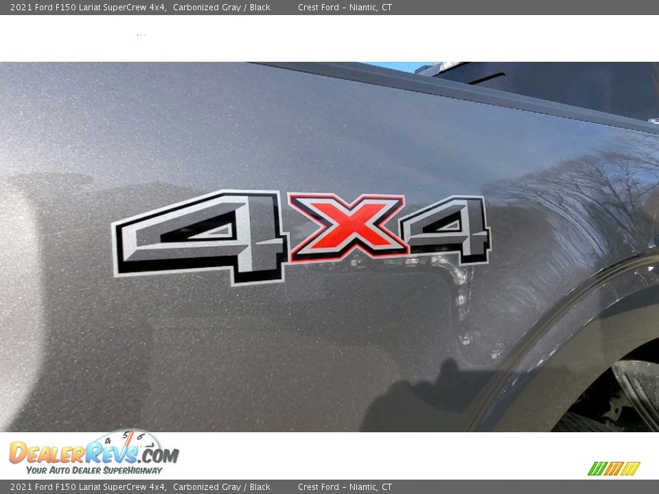 2021 Ford F150 Lariat SuperCrew 4x4 Carbonized Gray / Black Photo #9
