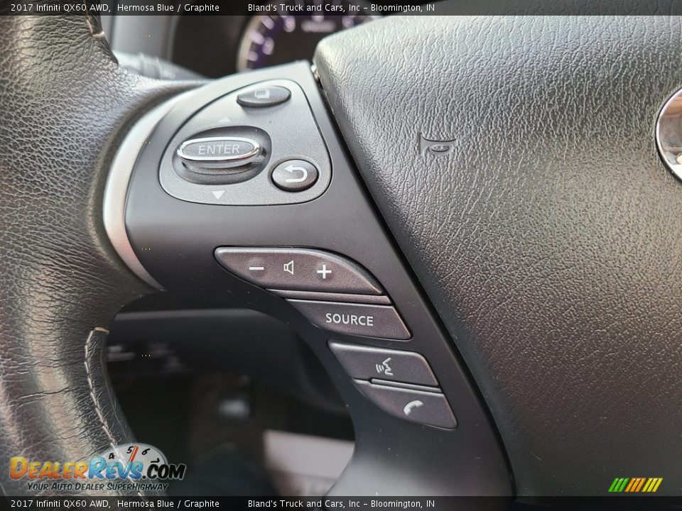 2017 Infiniti QX60 AWD Steering Wheel Photo #14