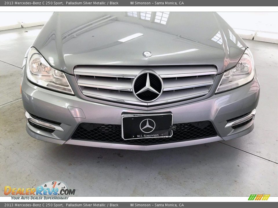 2013 Mercedes-Benz C 250 Sport Palladium Silver Metallic / Black Photo #30