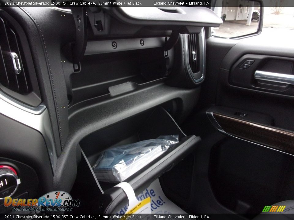 2021 Chevrolet Silverado 1500 RST Crew Cab 4x4 Summit White / Jet Black Photo #31
