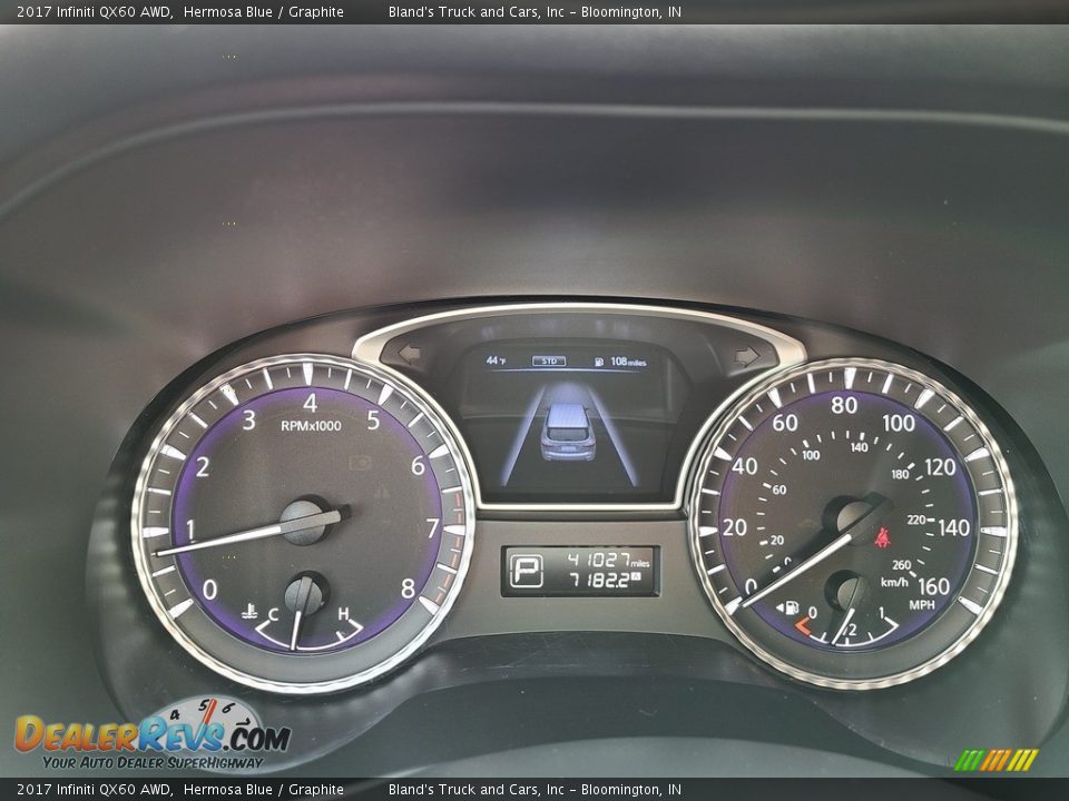 2017 Infiniti QX60 AWD Gauges Photo #17