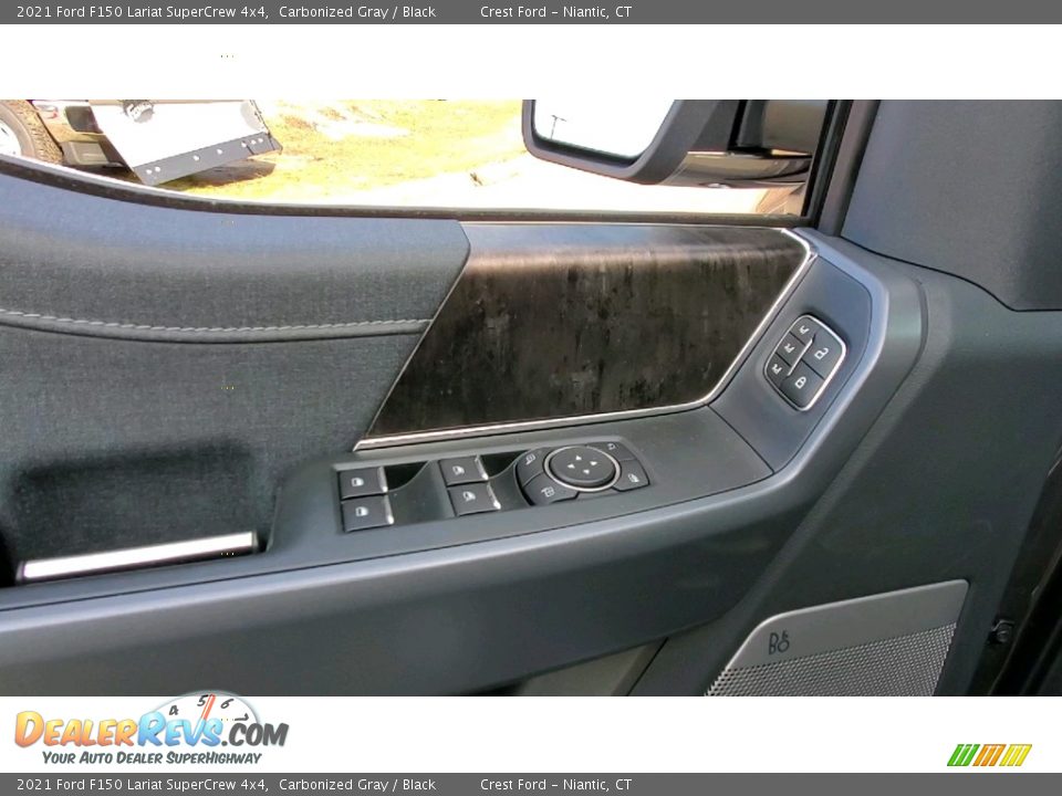 2021 Ford F150 Lariat SuperCrew 4x4 Carbonized Gray / Black Photo #12