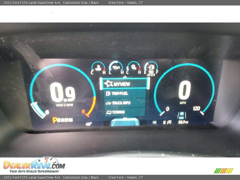 2021 Ford F150 Lariat SuperCrew 4x4 Carbonized Gray / Black Photo #13