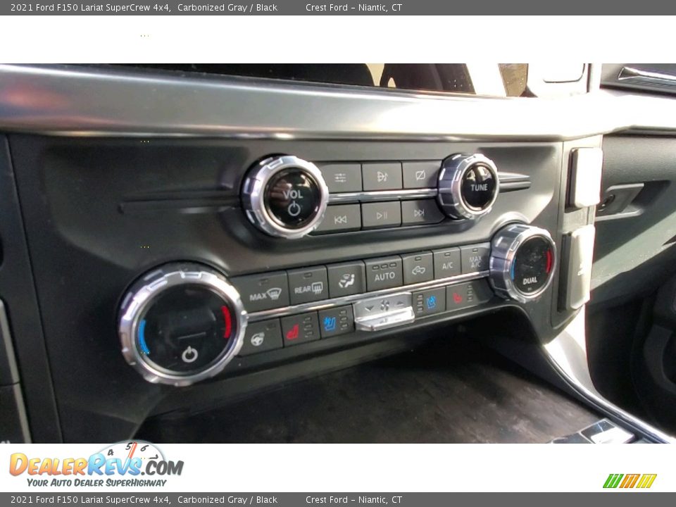 2021 Ford F150 Lariat SuperCrew 4x4 Carbonized Gray / Black Photo #15