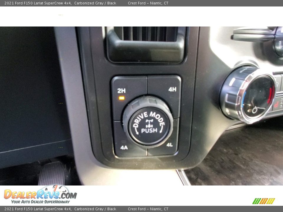 2021 Ford F150 Lariat SuperCrew 4x4 Carbonized Gray / Black Photo #16