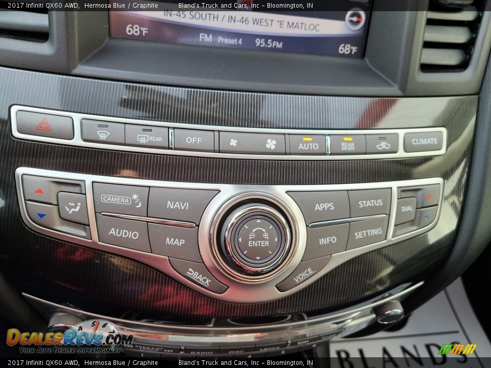 Controls of 2017 Infiniti QX60 AWD Photo #23