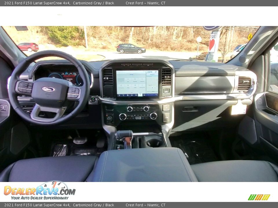 2021 Ford F150 Lariat SuperCrew 4x4 Carbonized Gray / Black Photo #19