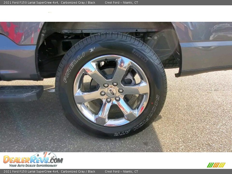 2021 Ford F150 Lariat SuperCrew 4x4 Carbonized Gray / Black Photo #20