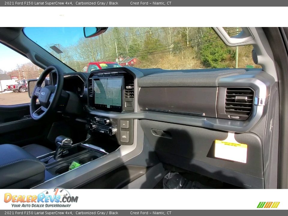 2021 Ford F150 Lariat SuperCrew 4x4 Carbonized Gray / Black Photo #25