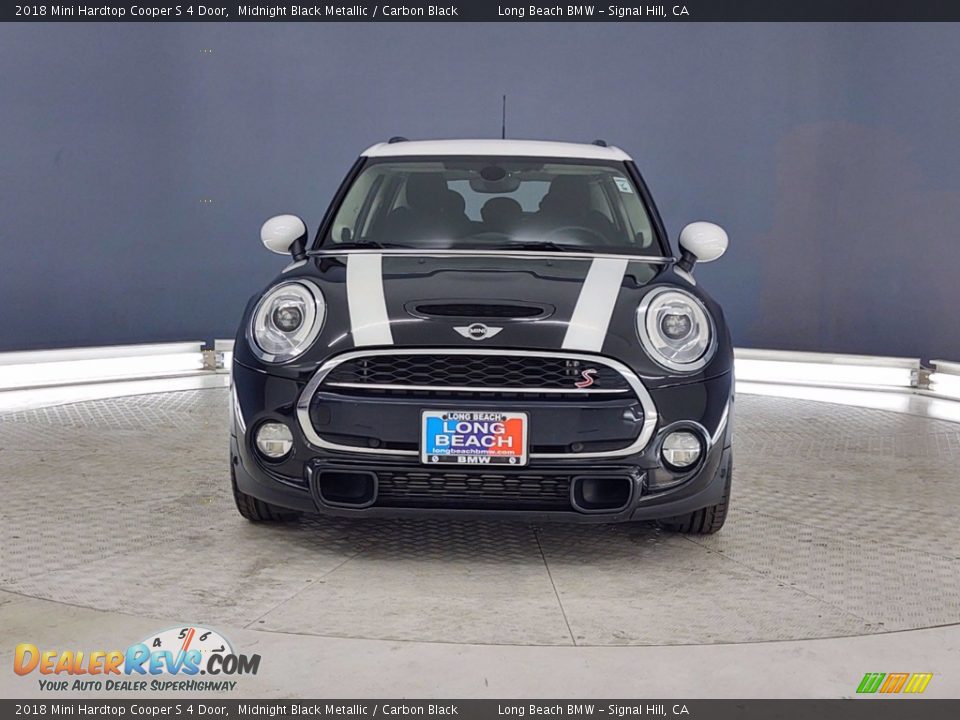 2018 Mini Hardtop Cooper S 4 Door Midnight Black Metallic / Carbon Black Photo #2