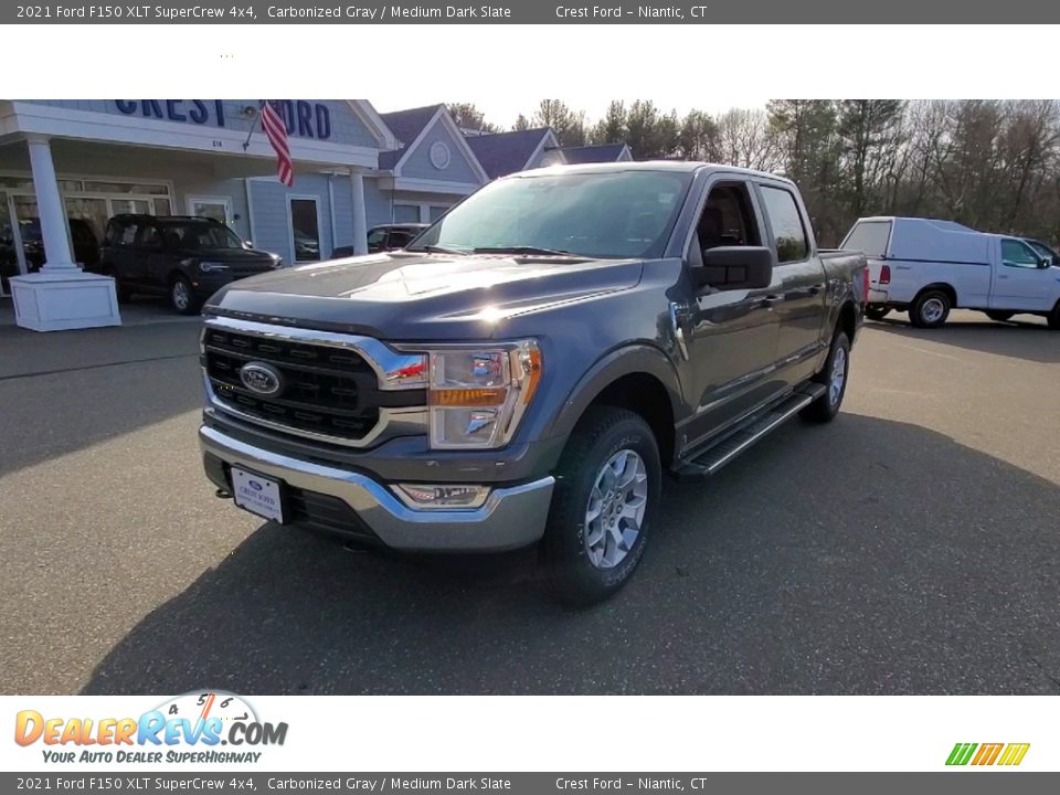 2021 Ford F150 XLT SuperCrew 4x4 Carbonized Gray / Medium Dark Slate Photo #3