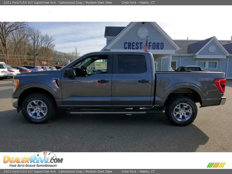 2021 Ford F150 XLT SuperCrew 4x4 Carbonized Gray / Medium Dark Slate Photo #4
