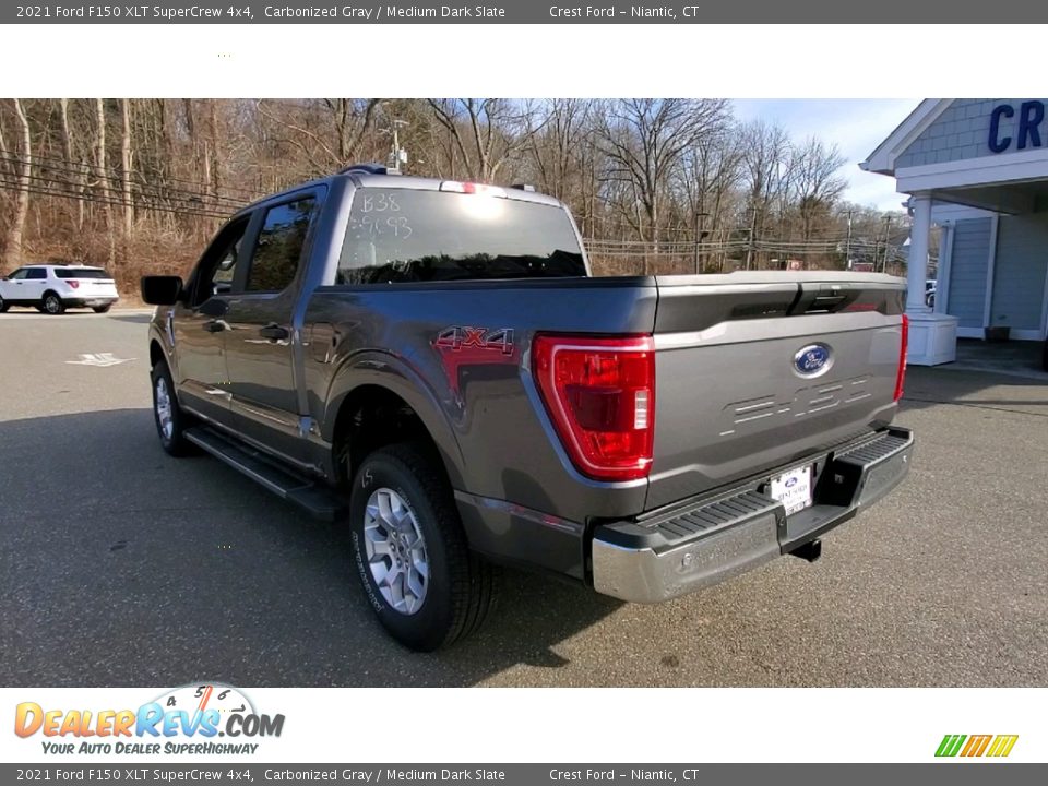 2021 Ford F150 XLT SuperCrew 4x4 Carbonized Gray / Medium Dark Slate Photo #5