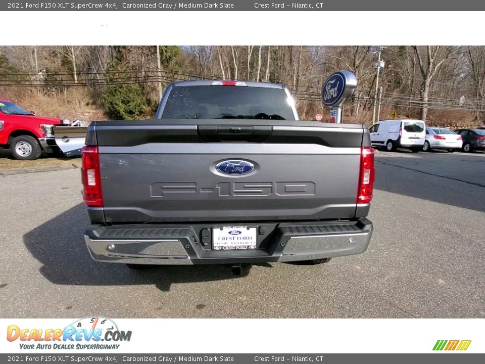 2021 Ford F150 XLT SuperCrew 4x4 Carbonized Gray / Medium Dark Slate Photo #6