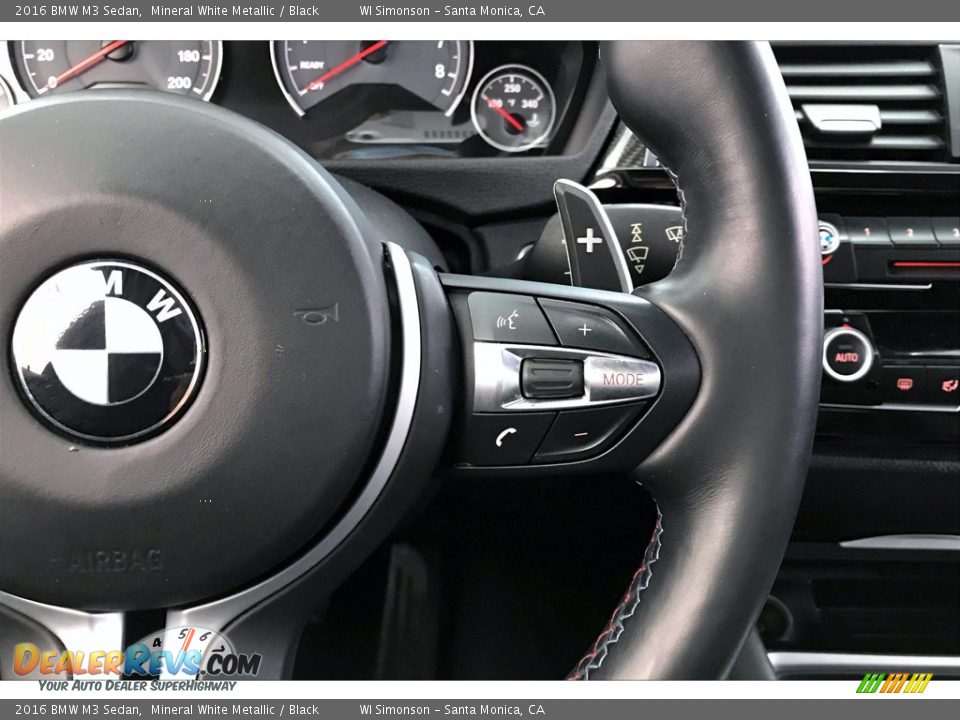 2016 BMW M3 Sedan Steering Wheel Photo #22