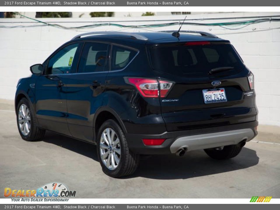 2017 Ford Escape Titanium 4WD Shadow Black / Charcoal Black Photo #2