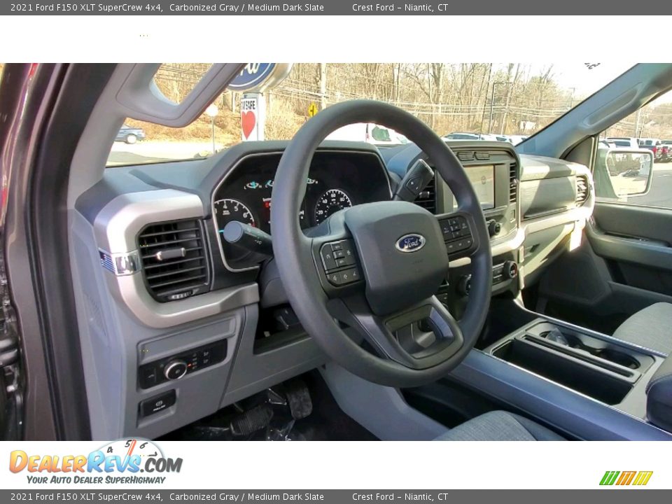 2021 Ford F150 XLT SuperCrew 4x4 Carbonized Gray / Medium Dark Slate Photo #10