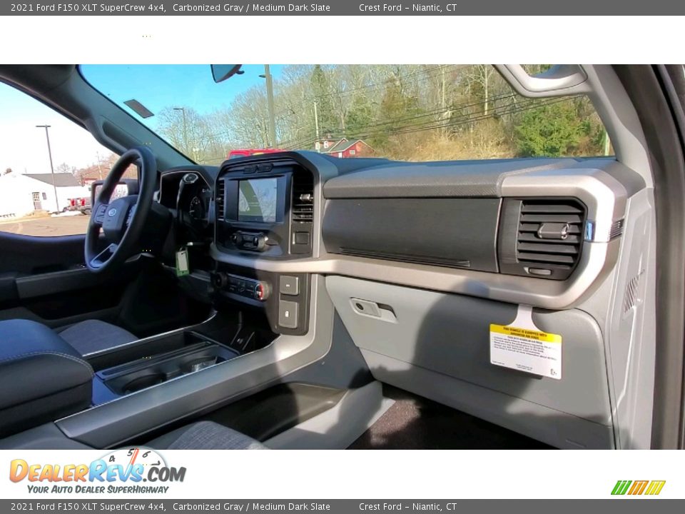 2021 Ford F150 XLT SuperCrew 4x4 Carbonized Gray / Medium Dark Slate Photo #24