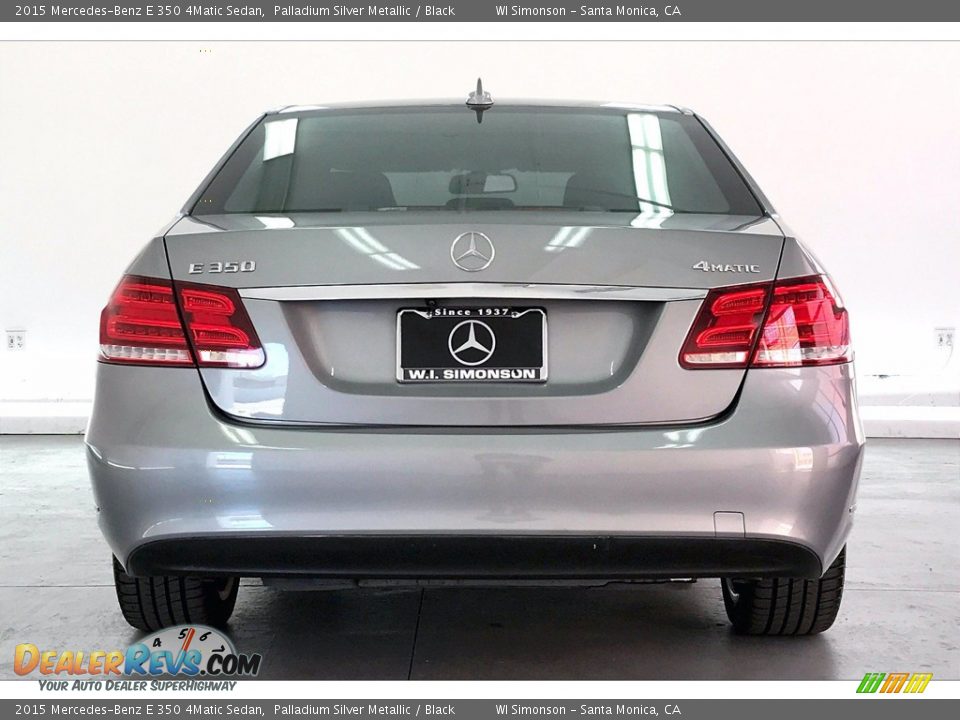 Palladium Silver Metallic 2015 Mercedes-Benz E 350 4Matic Sedan Photo #3