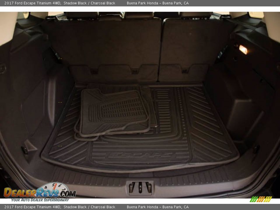 2017 Ford Escape Titanium 4WD Shadow Black / Charcoal Black Photo #18