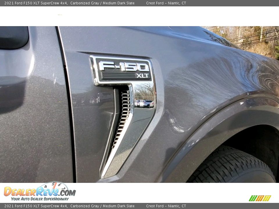 2021 Ford F150 XLT SuperCrew 4x4 Carbonized Gray / Medium Dark Slate Photo #25