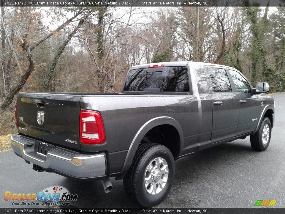 2021 Ram 2500 Laramie Mega Cab 4x4 Granite Crystal Metallic / Black Photo #6