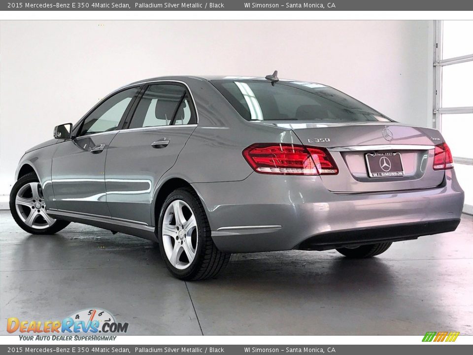 2015 Mercedes-Benz E 350 4Matic Sedan Palladium Silver Metallic / Black Photo #10