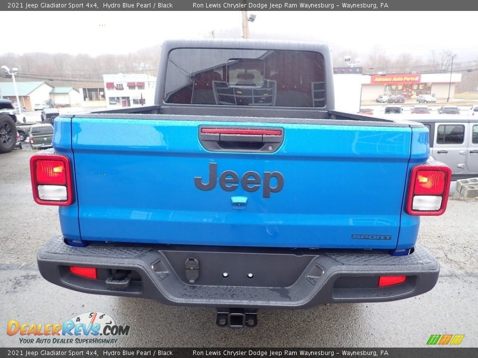 2021 Jeep Gladiator Sport 4x4 Hydro Blue Pearl / Black Photo #5