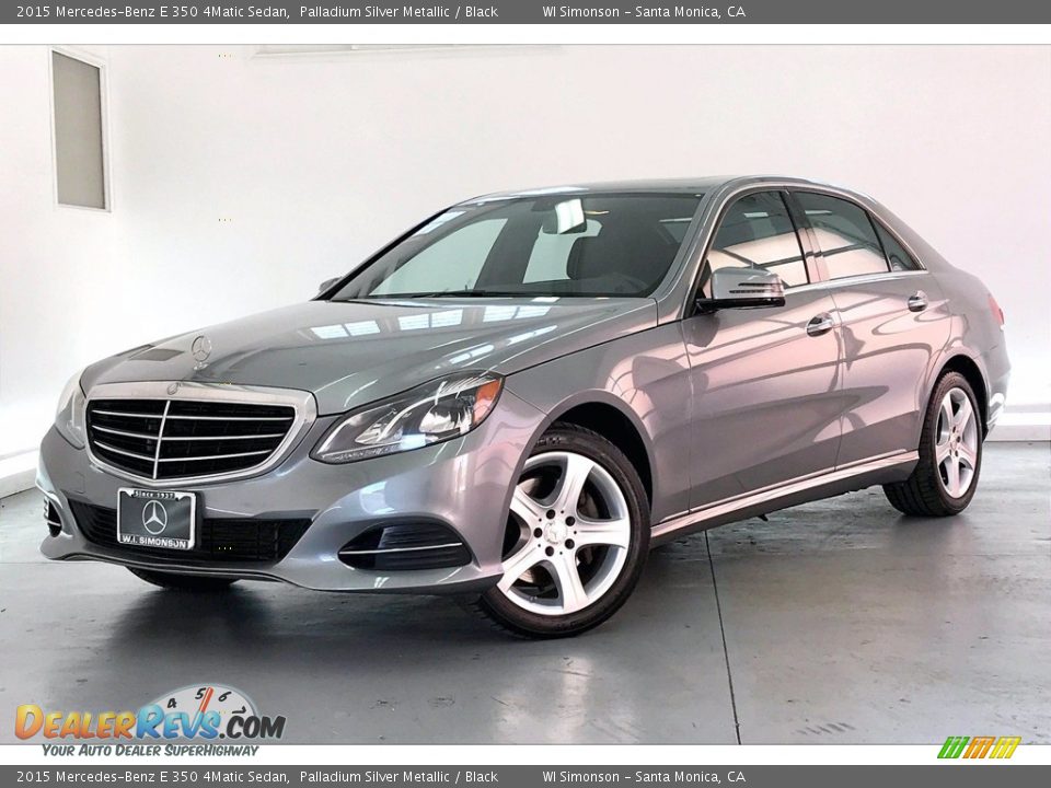 Palladium Silver Metallic 2015 Mercedes-Benz E 350 4Matic Sedan Photo #12