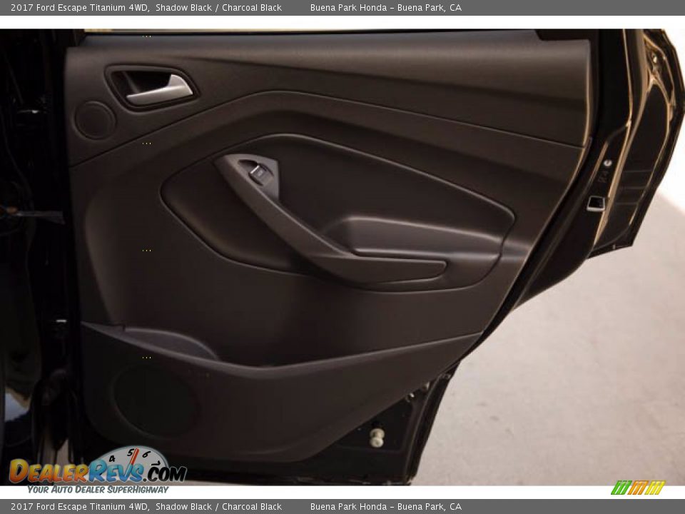 2017 Ford Escape Titanium 4WD Shadow Black / Charcoal Black Photo #30