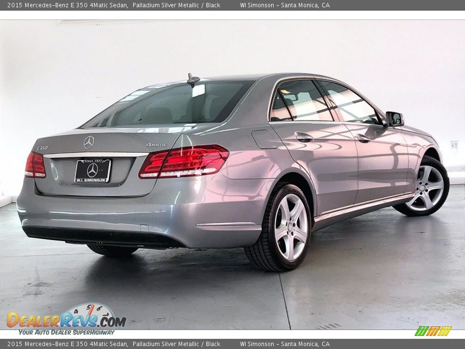 Palladium Silver Metallic 2015 Mercedes-Benz E 350 4Matic Sedan Photo #13