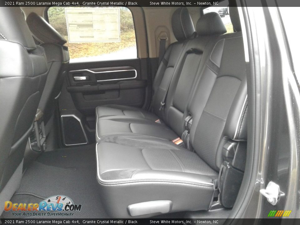 Rear Seat of 2021 Ram 2500 Laramie Mega Cab 4x4 Photo #13