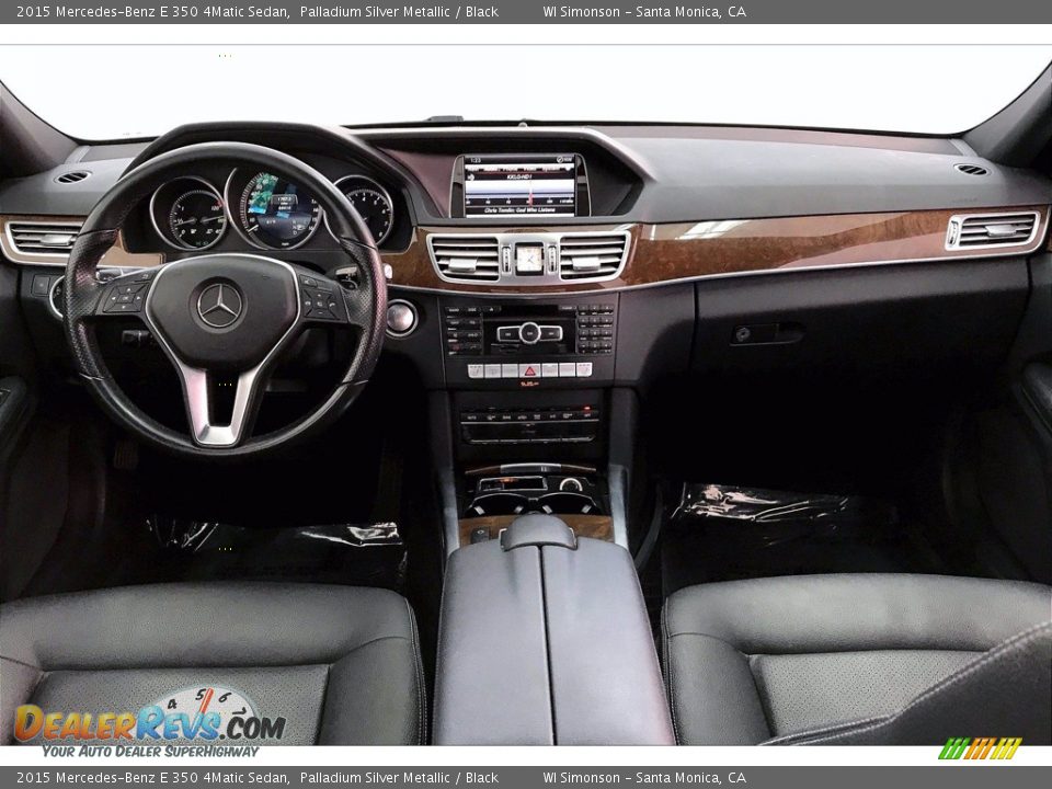 2015 Mercedes-Benz E 350 4Matic Sedan Palladium Silver Metallic / Black Photo #15