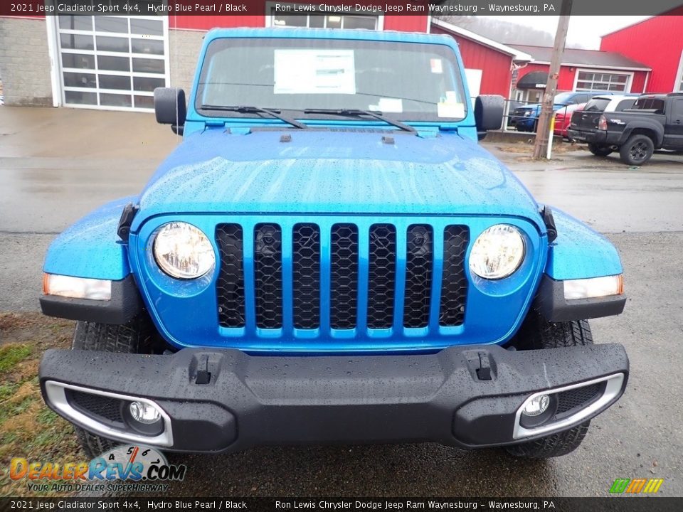 2021 Jeep Gladiator Sport 4x4 Hydro Blue Pearl / Black Photo #9