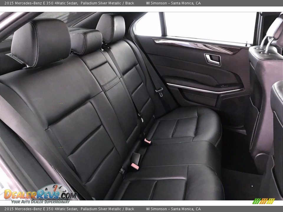 2015 Mercedes-Benz E 350 4Matic Sedan Palladium Silver Metallic / Black Photo #19
