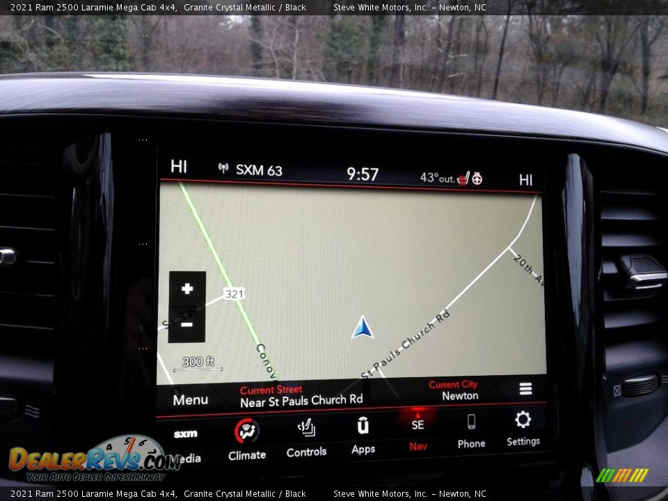 Navigation of 2021 Ram 2500 Laramie Mega Cab 4x4 Photo #25