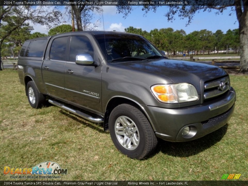 2004 Toyota Tundra SR5 Double Cab Phantom Gray Pearl / Light Charcoal Photo #1
