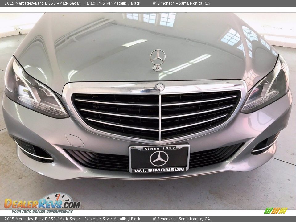 2015 Mercedes-Benz E 350 4Matic Sedan Palladium Silver Metallic / Black Photo #30