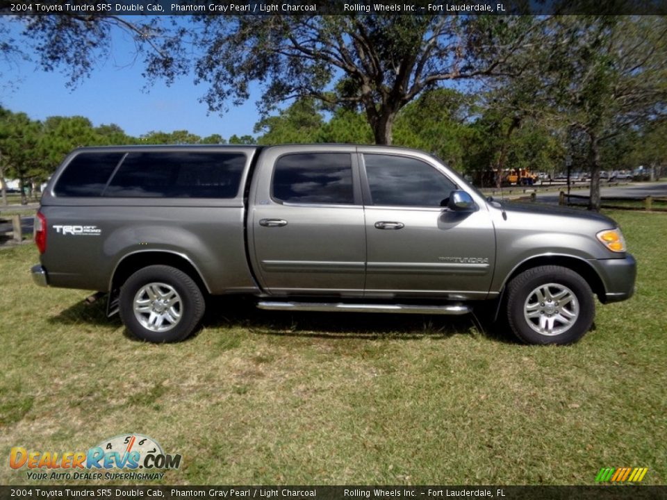 2004 Toyota Tundra SR5 Double Cab Phantom Gray Pearl / Light Charcoal Photo #3