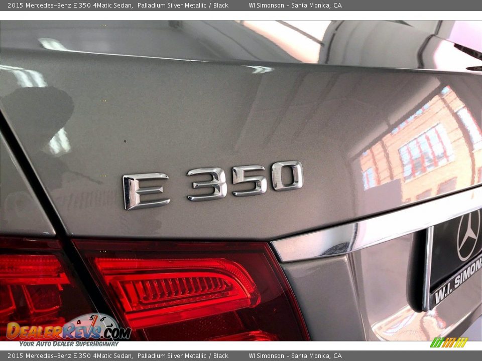 2015 Mercedes-Benz E 350 4Matic Sedan Palladium Silver Metallic / Black Photo #31