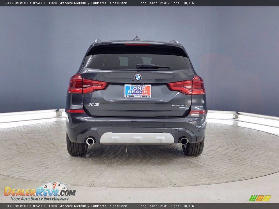 2019 BMW X3 sDrive30i Dark Graphite Metallic / Canberra Beige/Black Photo #4