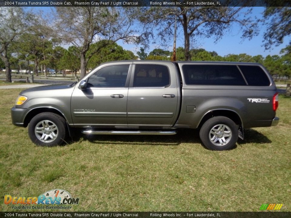 2004 Toyota Tundra SR5 Double Cab Phantom Gray Pearl / Light Charcoal Photo #11